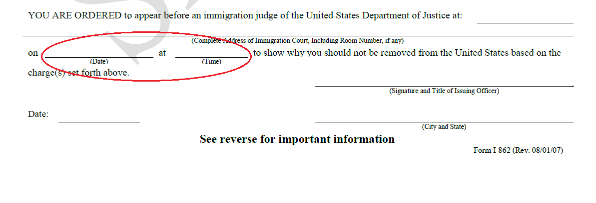 Know Your Rights Notice To Appear Immigrant Legal Center Refugee Empowerment Center 8558